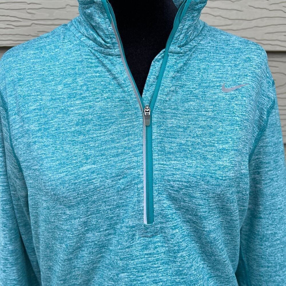 Nike DRI-FIT athletic running 1/4 zip top, women's size M